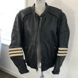 MENS Leather Riding Jacket